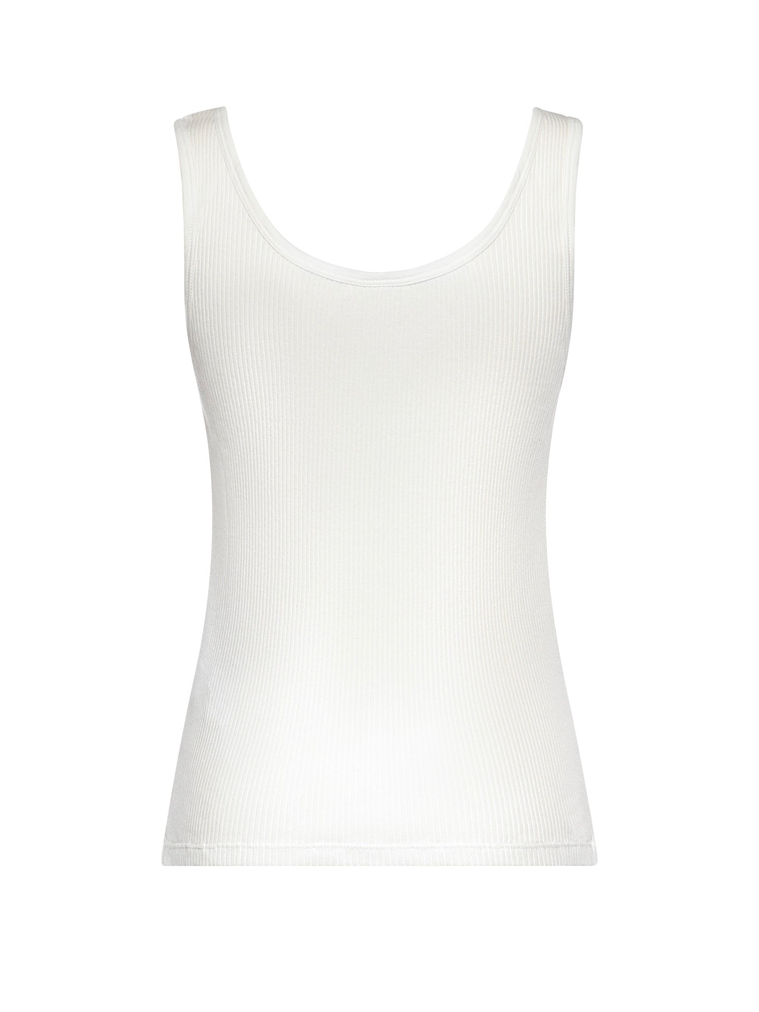 Tank top con logo in jersey CH25SJH12180 101 CHLOÉ 