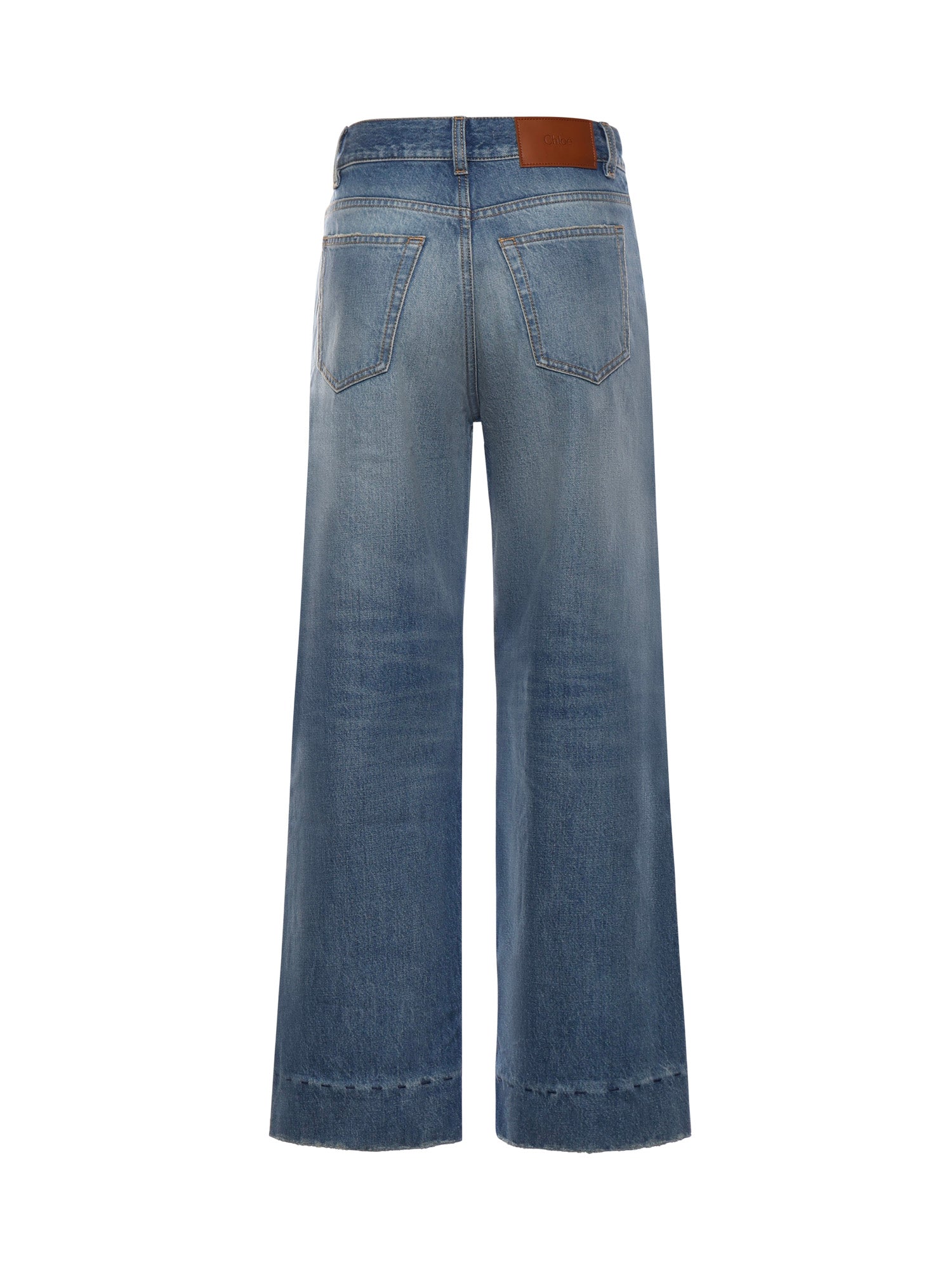 Jeans cropped in denim CH26SDP43252 40R CHLOÉ 