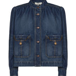 Giacca arricciata in denim CH26SDV09258 4A1 CHLOÉ 
