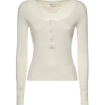 Camicia Henley in jersey di cotone CH26SJH29185 107 CHLOÉ 