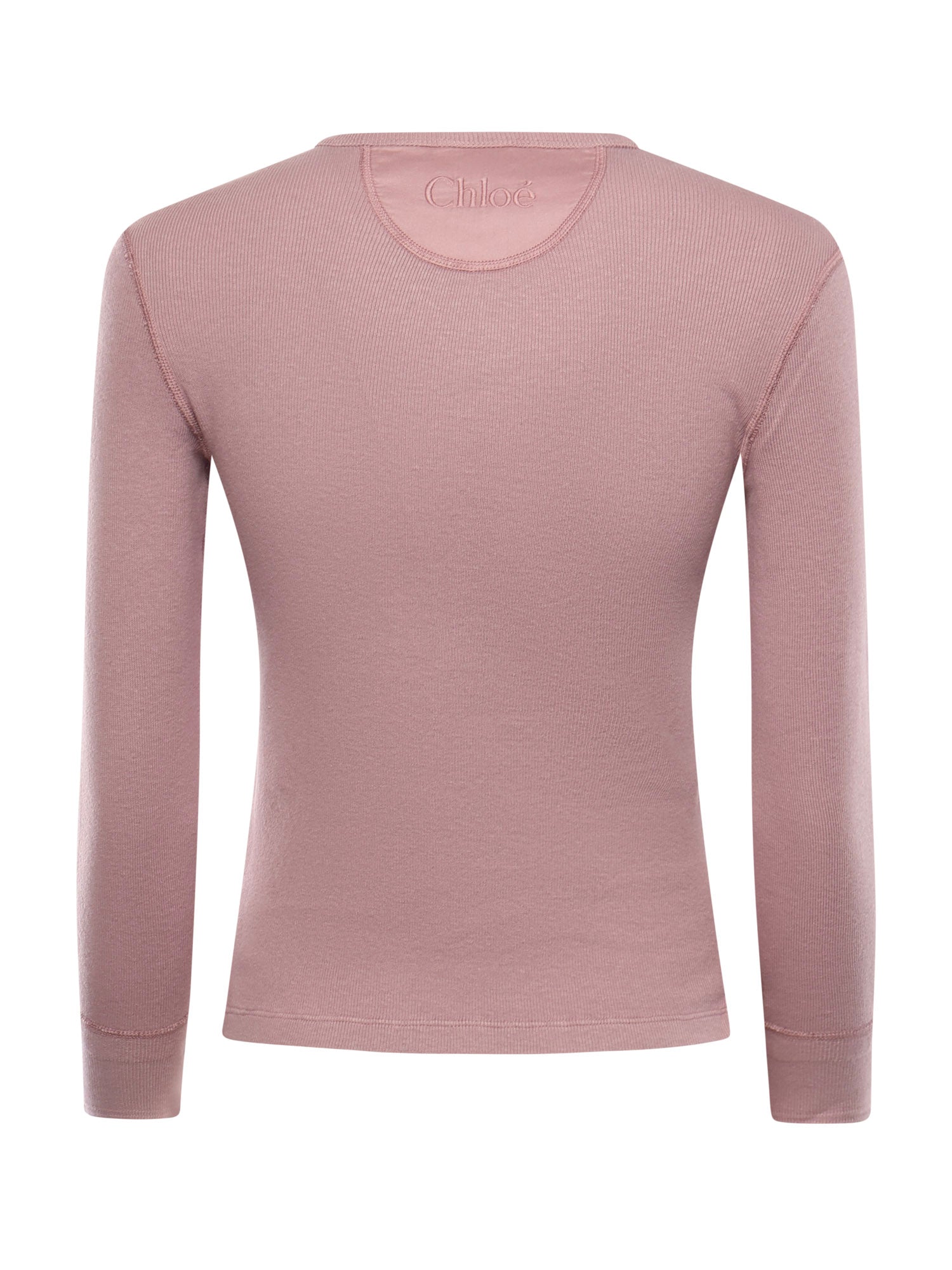 Camicia Henley in jersey di cotone CH26SJH30185 50C CHLOÉ 