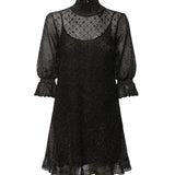 Mini abito in maglia di lurex CH26SMR03620 0YY CHLOÉ 