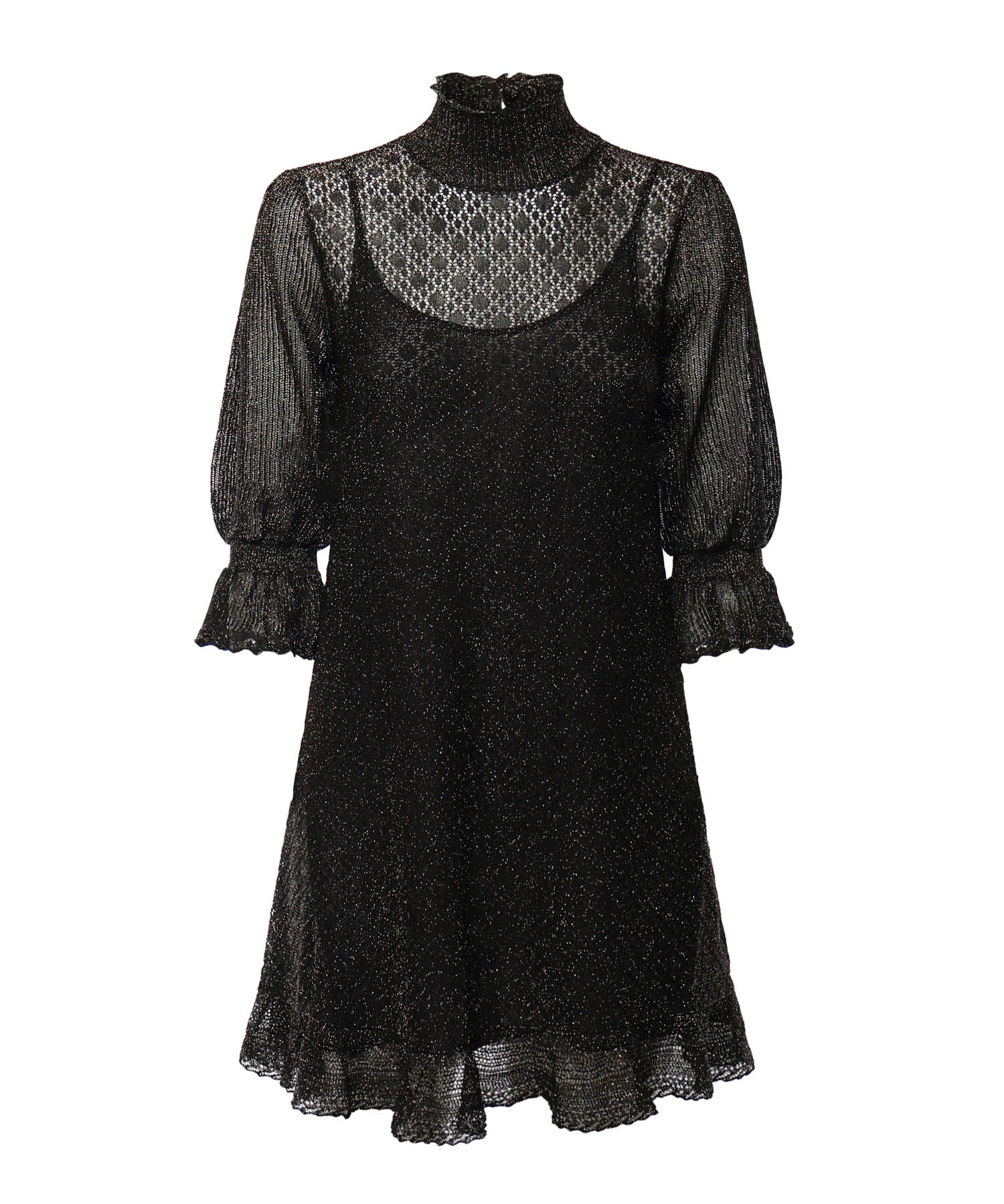 Mini abito in maglia di lurex CH26SMR03620 0YY CHLOÉ 