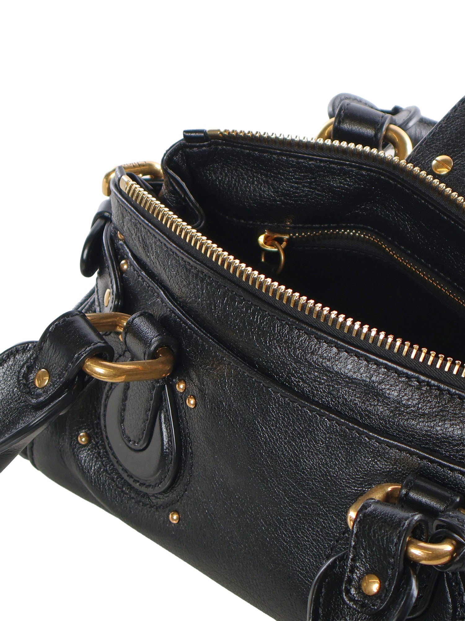 Borsa Paddington piccola in pelle granata CH26SS805P75 001 CHLOÉ 
