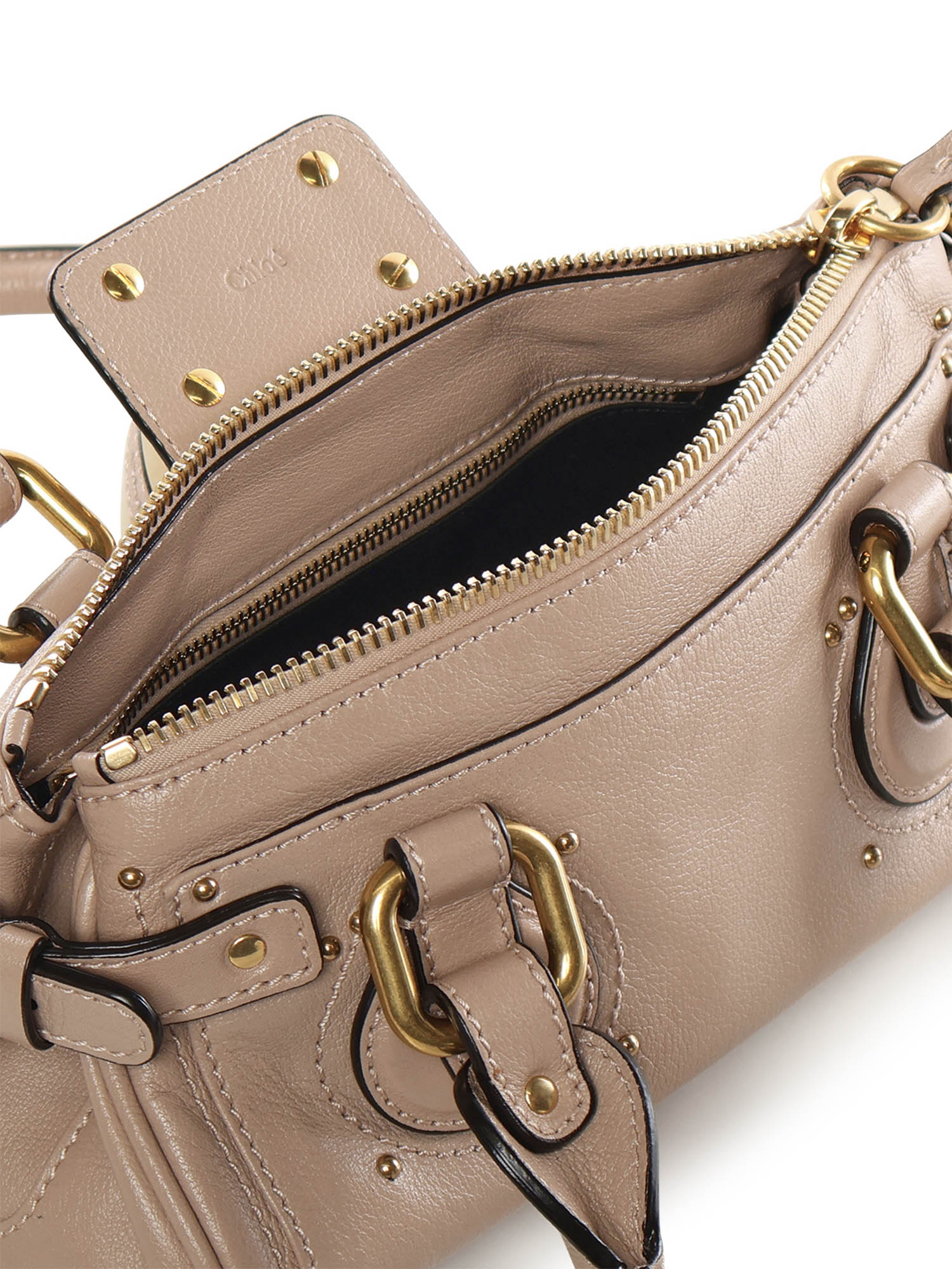 Borsa Paddington piccola in pelle granata CH26SS805P75 6I4 CHLOÉ 