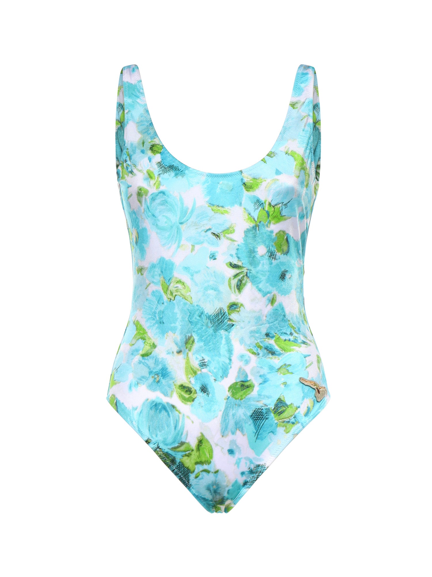 Costume da bagno intero con stampa fiori acquatici CH26UMB23342 91J CHLOÉ 