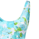 Costume da bagno intero con stampa fiori acquatici CH26UMB23342 91J CHLOÉ 