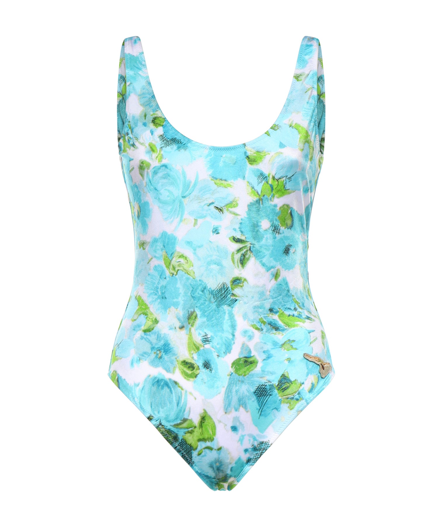 Costume da bagno intero con stampa fiori acquatici CH26UMB23342 91J CHLOÉ 