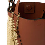Tote bag Chloé Spin piccola in rafia e pelle CH26US812R60 26M CHLOÉ 