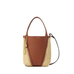 Tote bag Chloé Spin piccola in rafia e pelle CH26US812R60 26M CHLOÉ 