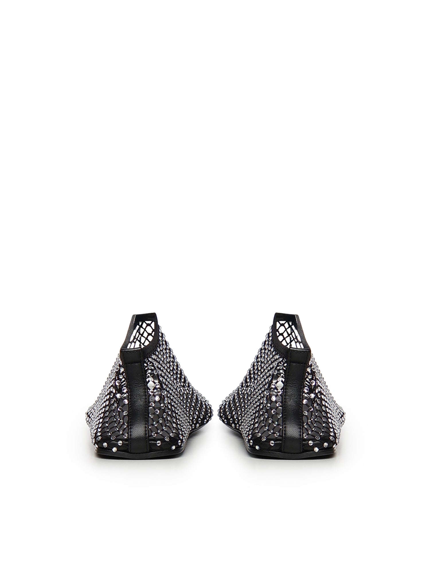 Ballerina Minette in mesh con cristalli 22049013 BLACK CHRISTOPHER ESBER 