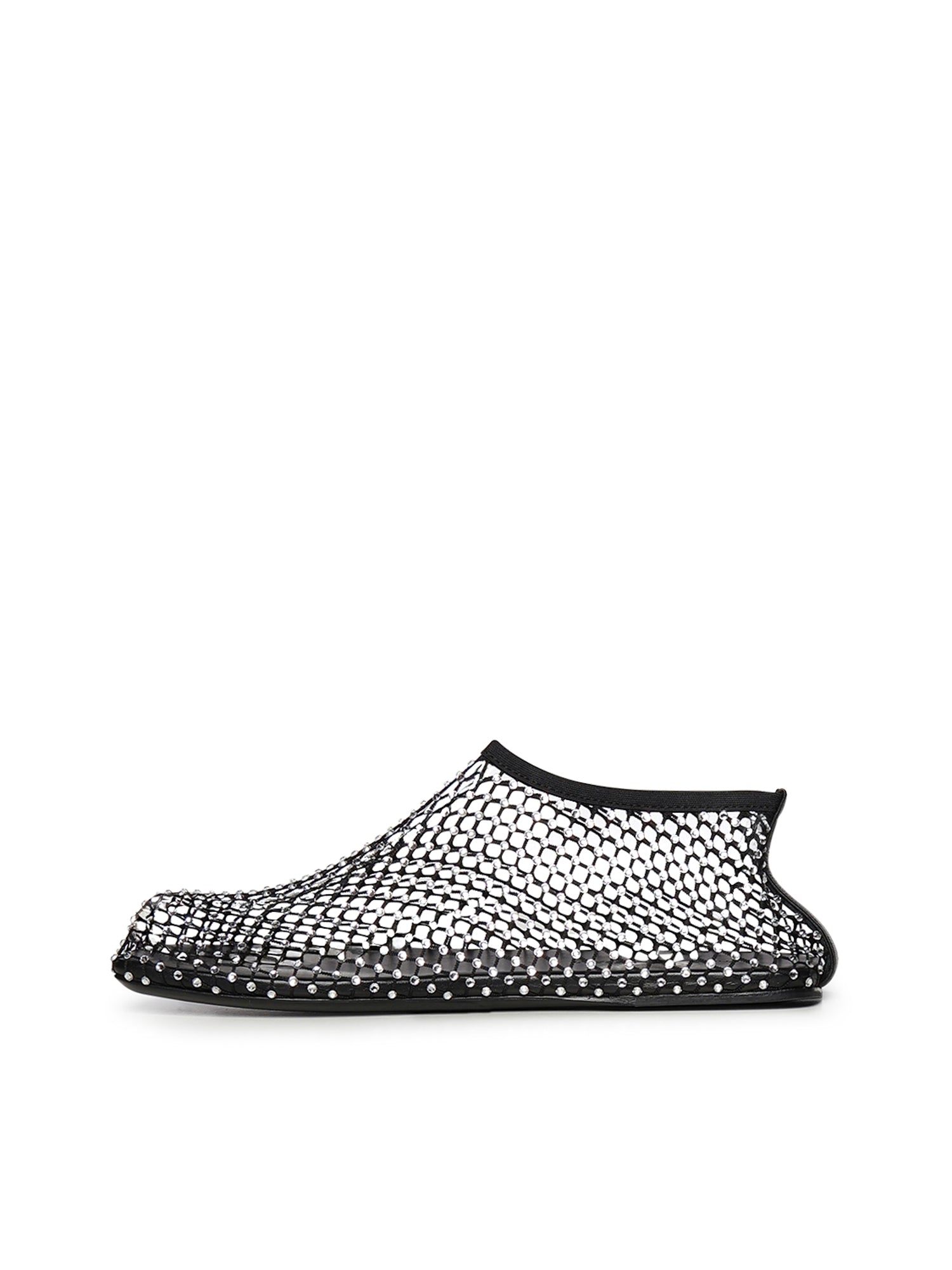 Ballerina Minette in mesh con cristalli 22049013 BLACK CHRISTOPHER ESBER 