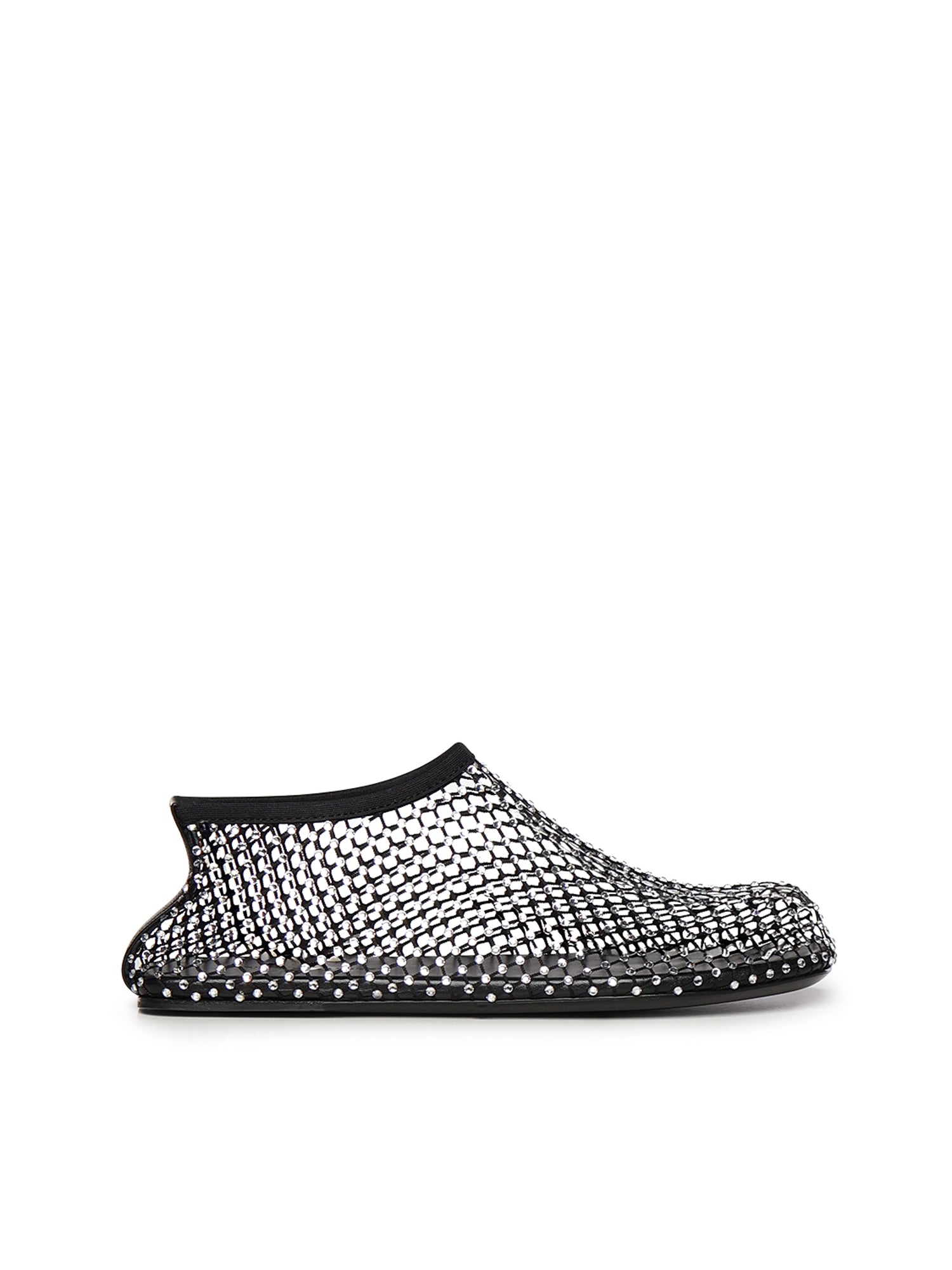 Ballerina Minette in mesh con cristalli 22049013 BLACK CHRISTOPHER ESBER 