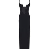 Abito lungo Salacia 23023248 BLACK CHRISTOPHER ESBER 