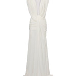 Abito con drappeggio ondulato 24043346 WHITE CHRISTOPHER ESBER 