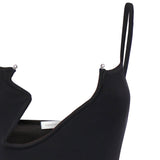 Body Odessa in maglia a coste 25041219 BLACK CHRISTOPHER ESBER 