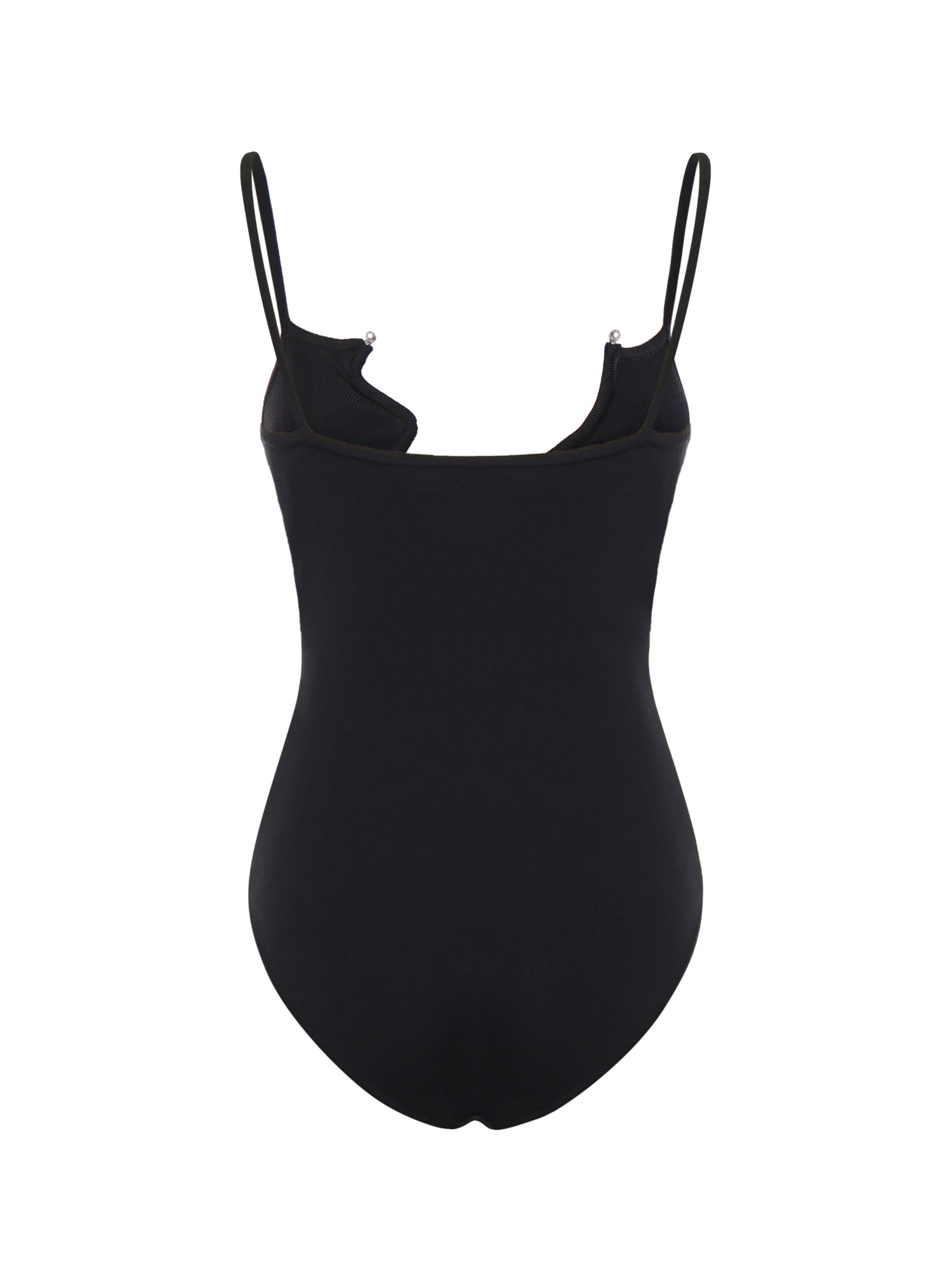 Body Odessa in maglia a coste 25041219 BLACK CHRISTOPHER ESBER 