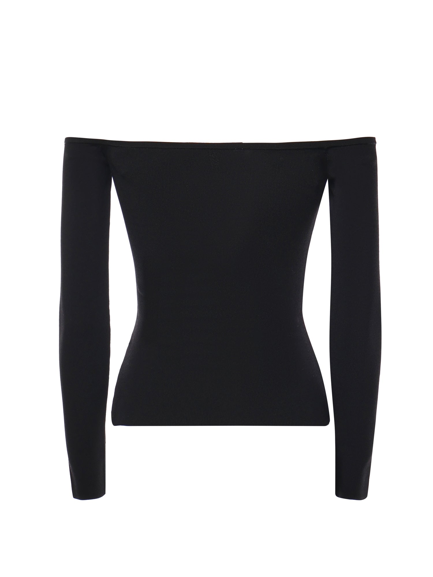 Top Odessa in maglia a coste 25041262 BLACK CHRISTOPHER ESBER 