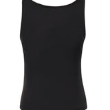 Top Crystal in maglia a coste 25041333 BLACK CHRISTOPHER ESBER 