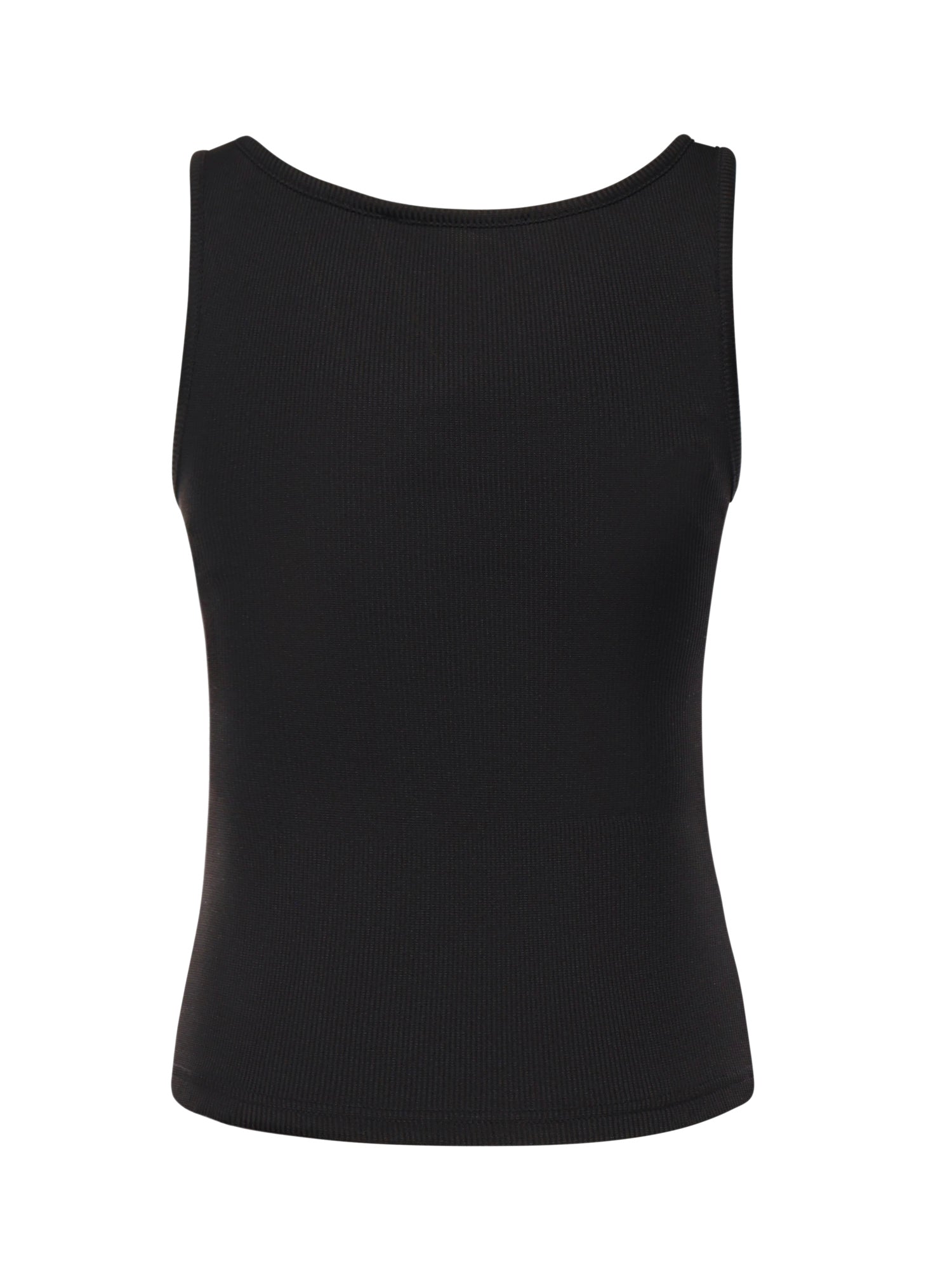Top Crystal in maglia a coste 25041333 BLACK CHRISTOPHER ESBER 