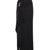 Gonna lunga Crystal in jersey 25044334 BLACK CHRISTOPHER ESBER 