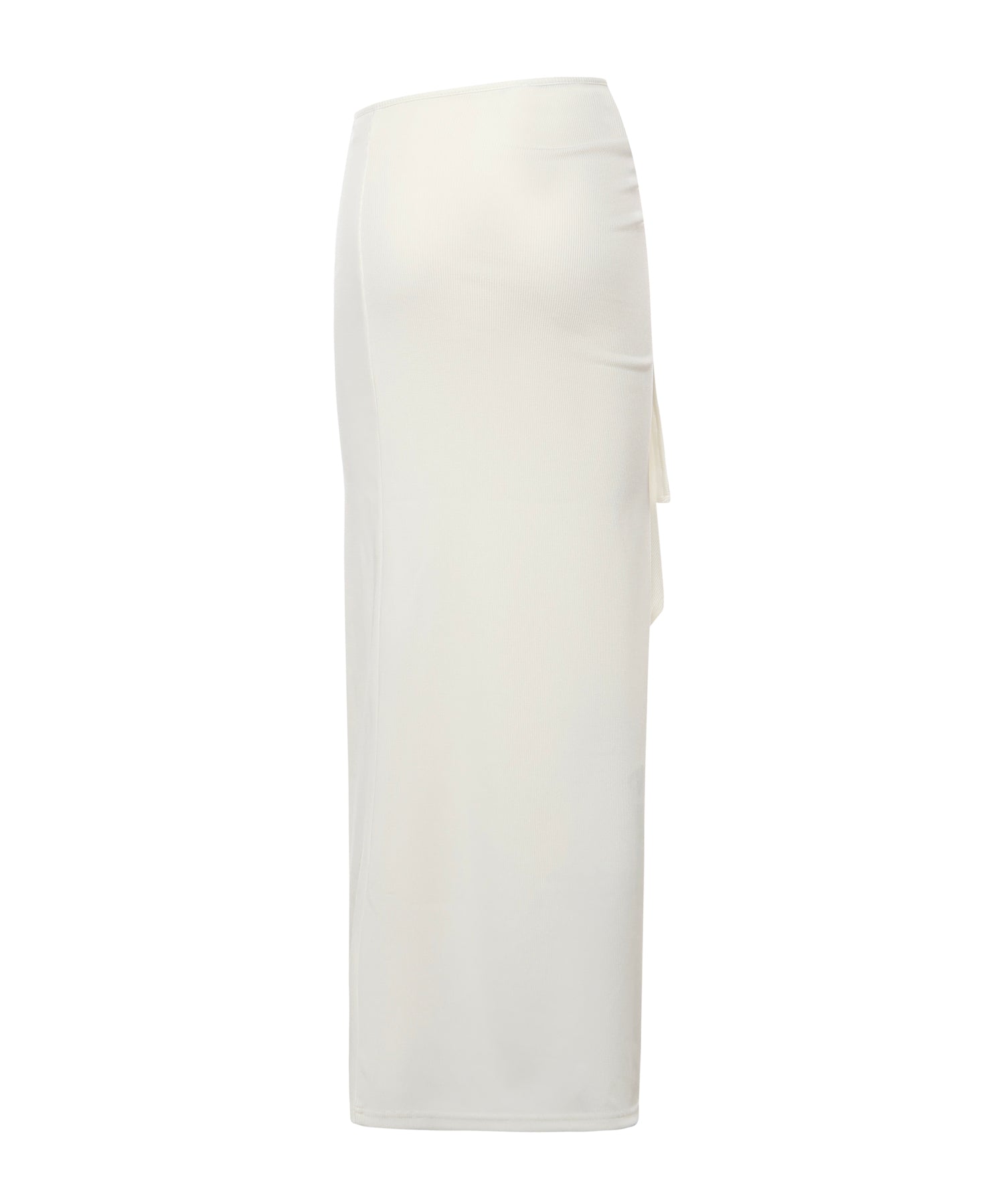 Gonna lunga Crystal in maglia a coste 25044334 WHITE CHRISTOPHER ESBER 