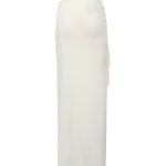 Gonna lunga Crystal in maglia a coste 25044334 WHITE CHRISTOPHER ESBER 