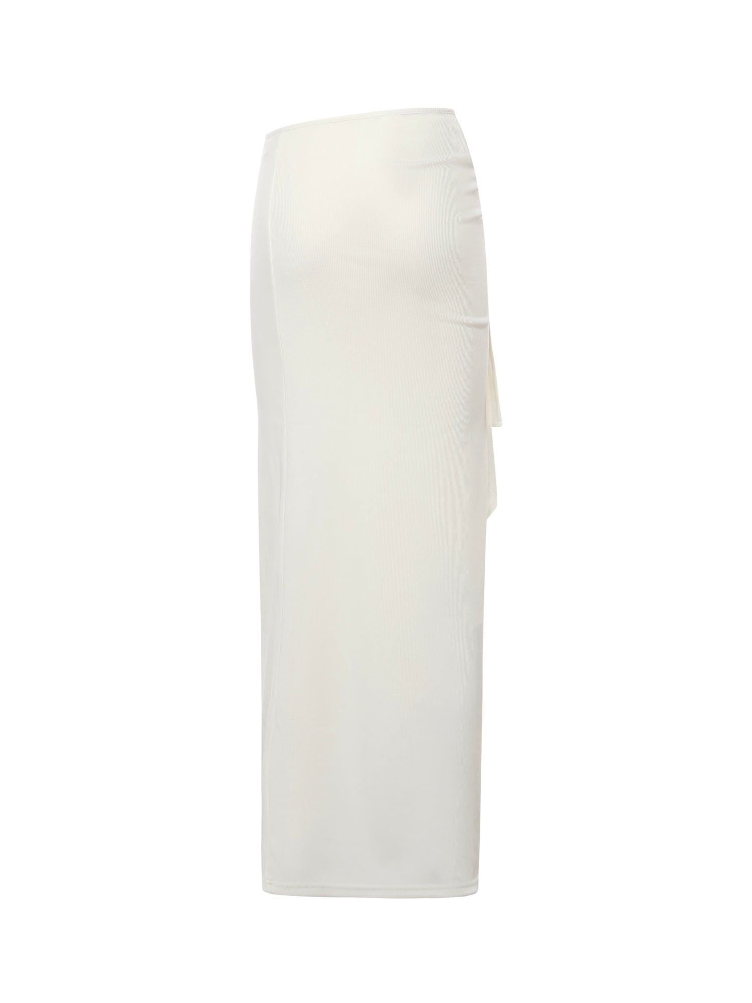 Gonna lunga Crystal in maglia a coste 25044334 WHITE CHRISTOPHER ESBER 