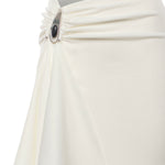 Gonna lunga Crystal in maglia a coste 25044334 WHITE CHRISTOPHER ESBER 