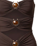 Mini abito in lycra 25047367 UMBER CHRISTOPHER ESBER 