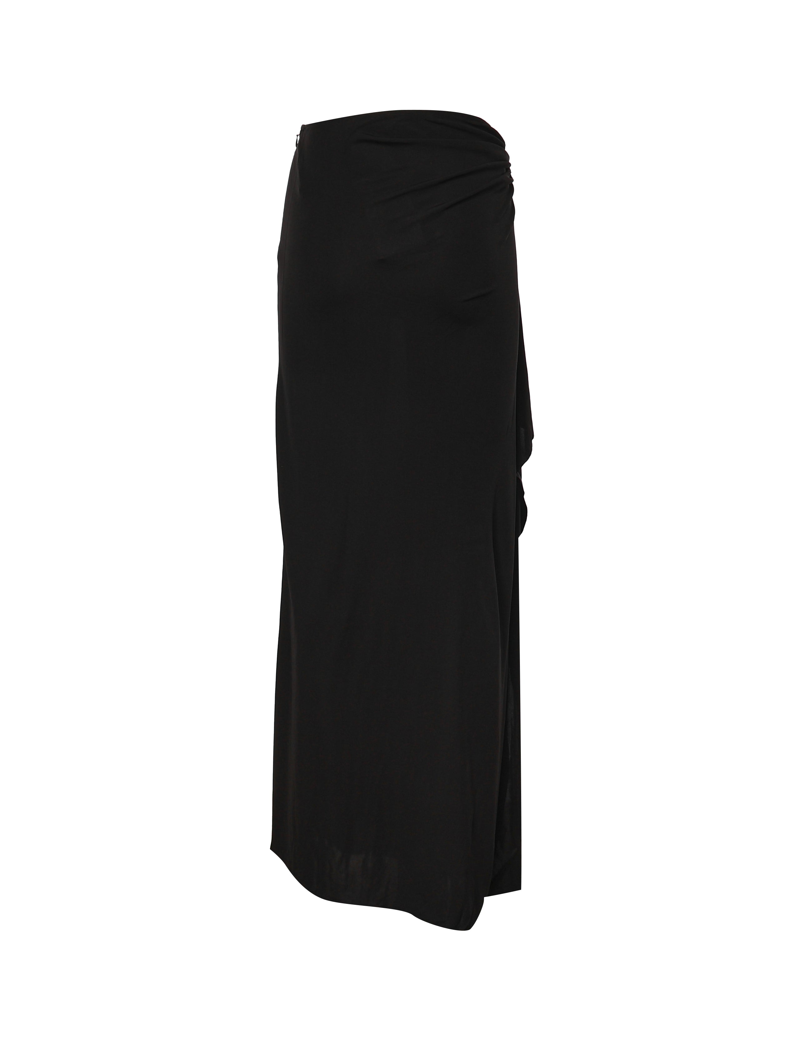 Gonna lunga Bezel in jersey 26014746 BLACK CHRISTOPHER ESBER 