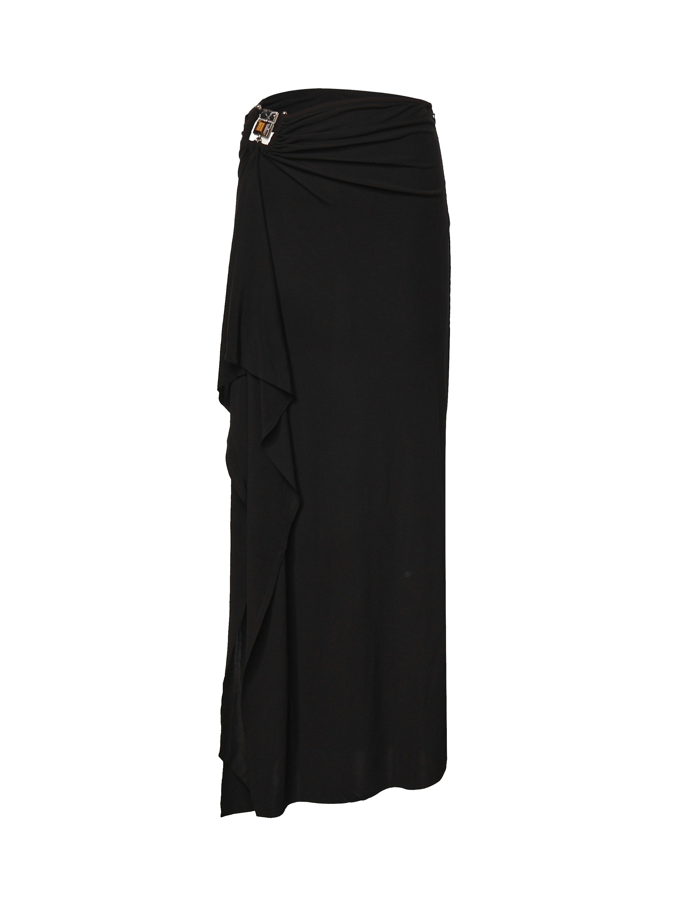 Gonna lunga Bezel in jersey 26014746 BLACK CHRISTOPHER ESBER 