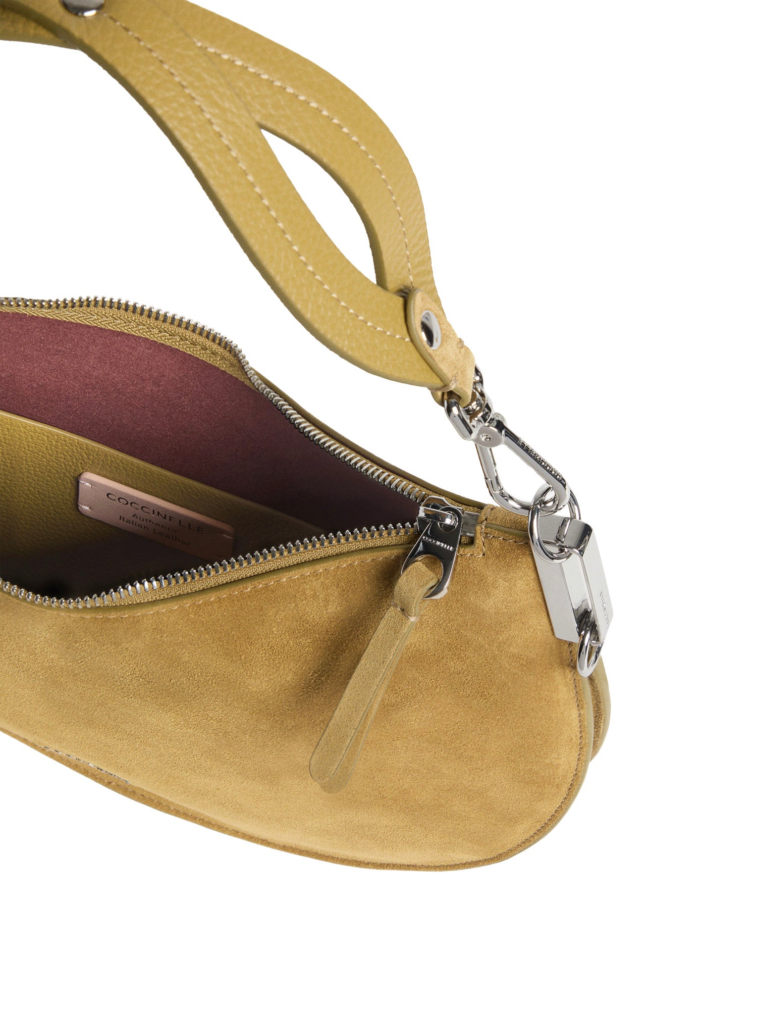 Borsa Sunup Medium in camoscio E1QKG130201 G43 COCCINELLE 