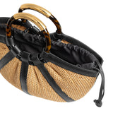 Borsa Shell in paglia e pelle E1U5D180101 846 COCCINELLE 