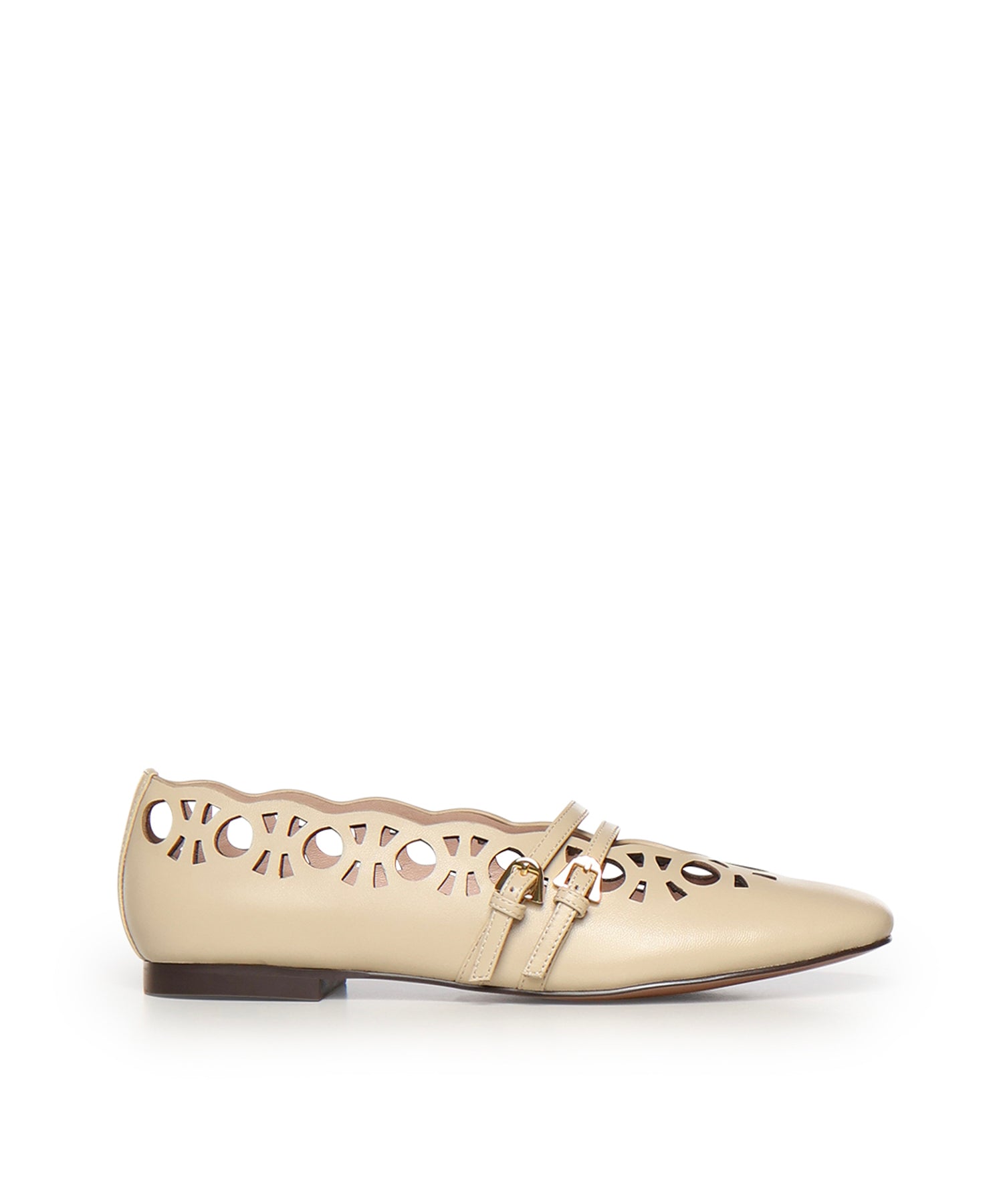 Ballerine Risako in pelle<BR/> E4U6G190101 N64 COCCINELLE 
