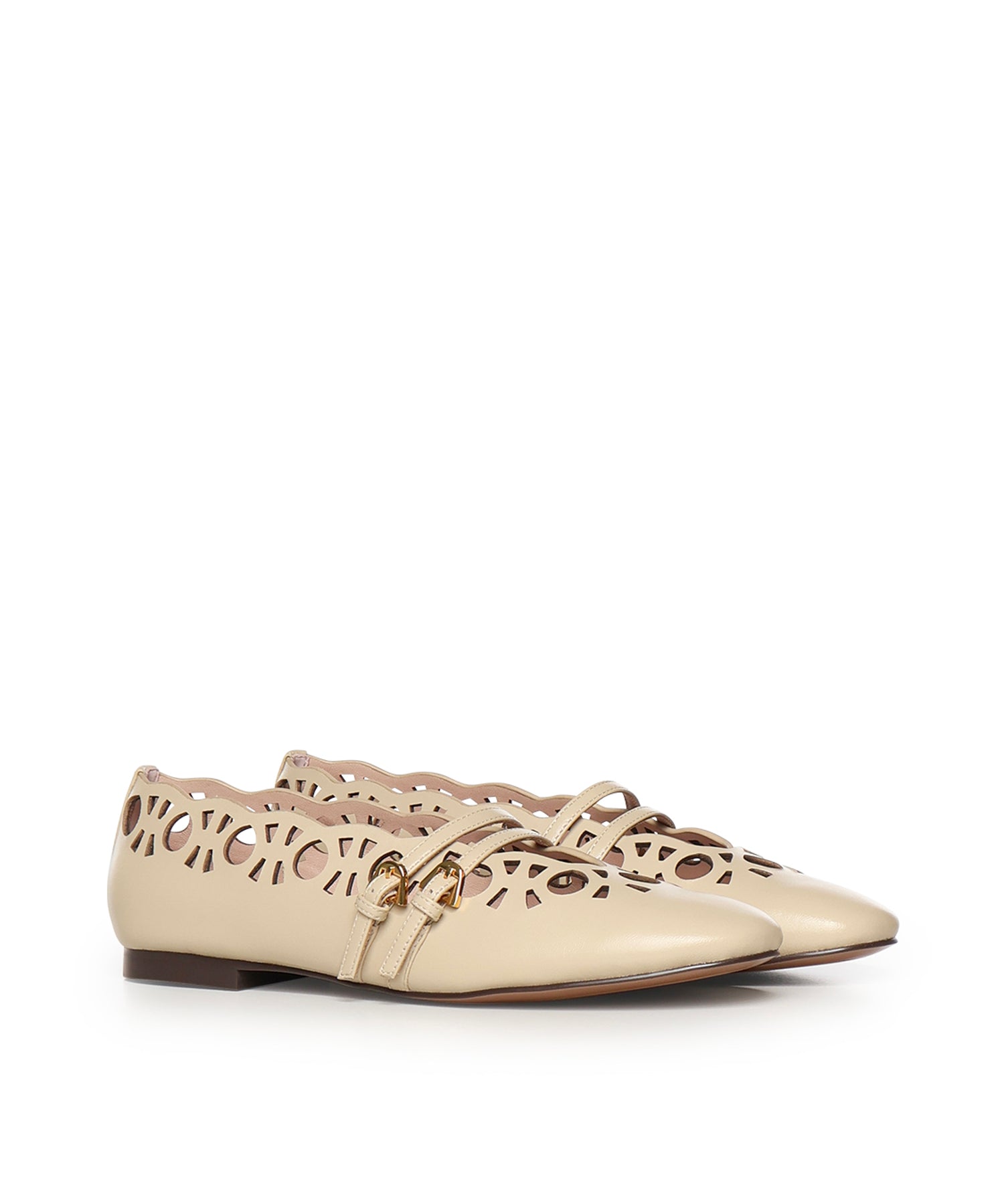 Ballerine Risako in pelle<BR/> E4U6G190101 N64 COCCINELLE 