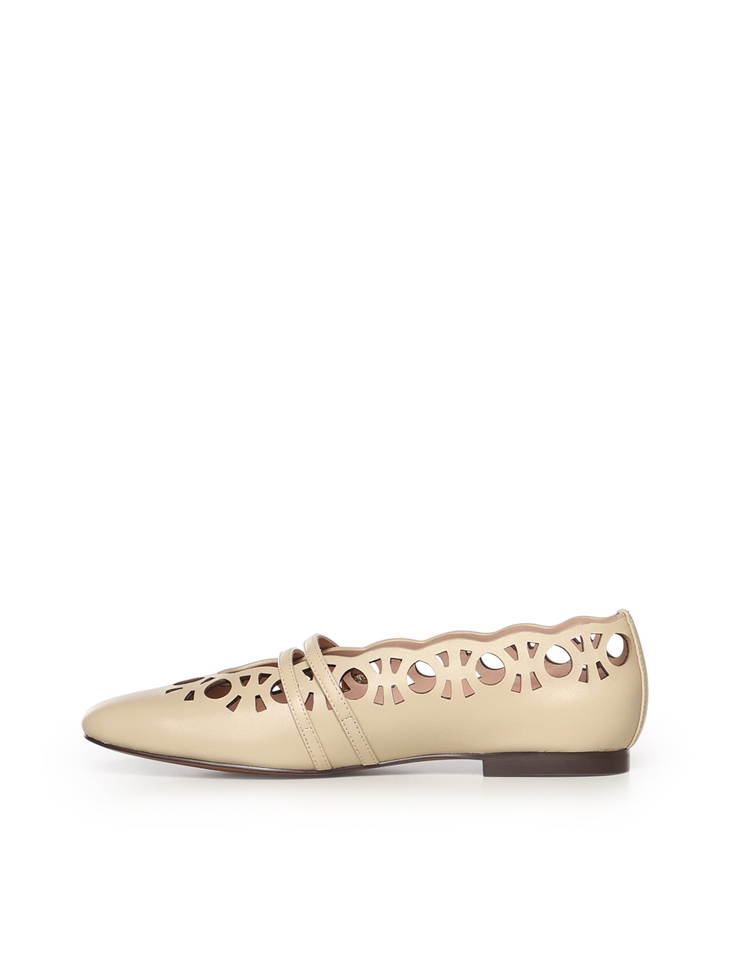 Ballerine Risako in pelle<BR/> E4U6G190101 N64 COCCINELLE 