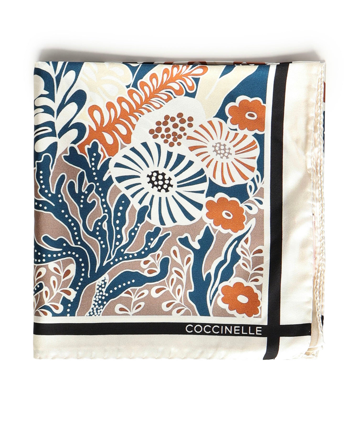 Foulard in seta con stampa E7UY3380101 M40 COCCINELLE 