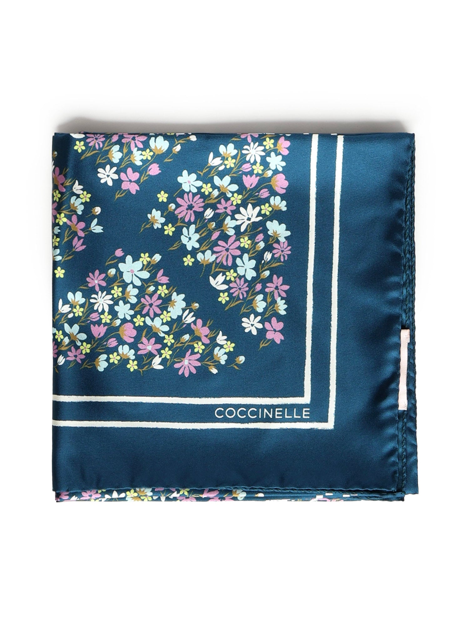 Foulard in seta con stampa E7UYE380101 M16 COCCINELLE 