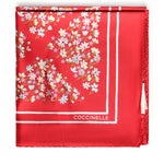 Foulard in seta con stampa E7UYE380101 M42 COCCINELLE 