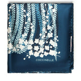 Foulard in seta con stampa E7UYH380101 M16 COCCINELLE 