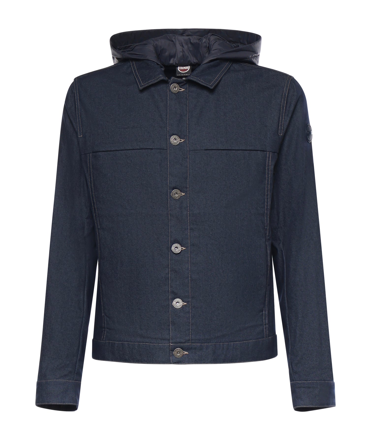 Giacca in denim con cappuccio removibile 1853 1FQ68 COLMAR ORIGINALS 