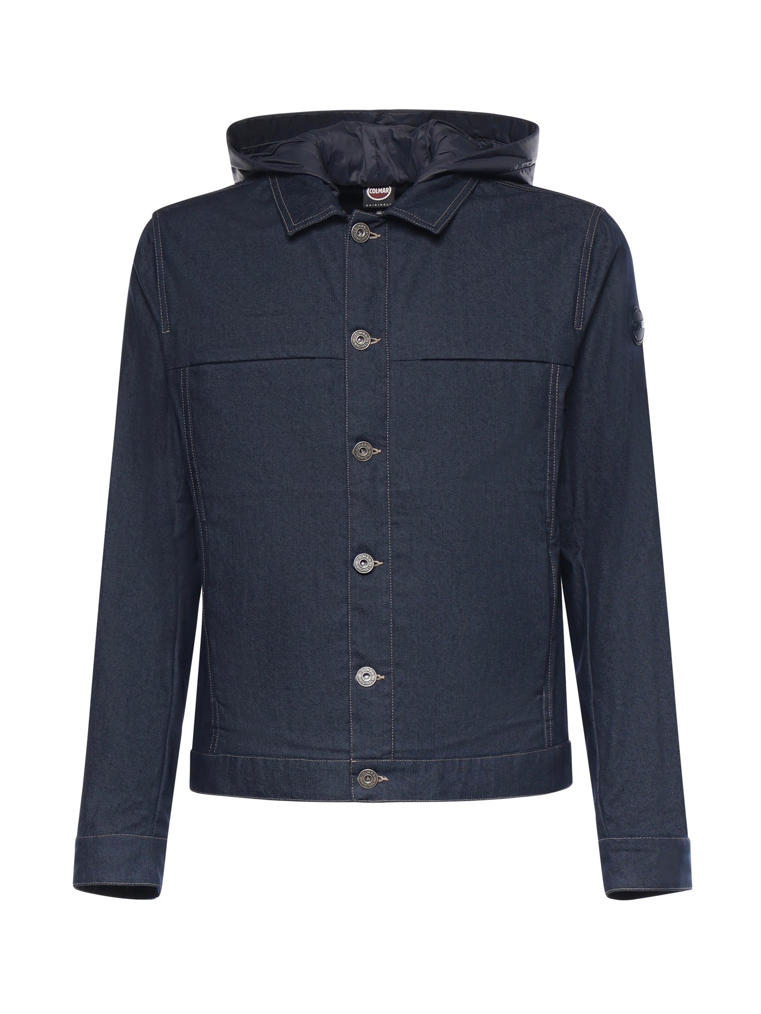 Giacca in denim con cappuccio removibile 1853 1FQ68 COLMAR ORIGINALS 