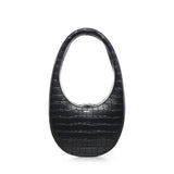 Borsa a spalla Croco Swipe in pelle COPBA01F6075 BLK COPERNI 