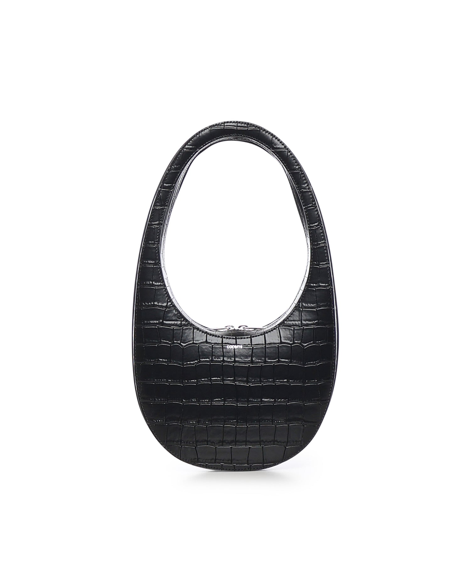 Borsa a spalla Croco Swipe in pelle COPBA01F6075 BLK COPERNI 
