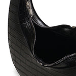 Borsa a spalla Croco Swipe in pelle COPBA01F6075 BLK COPERNI 