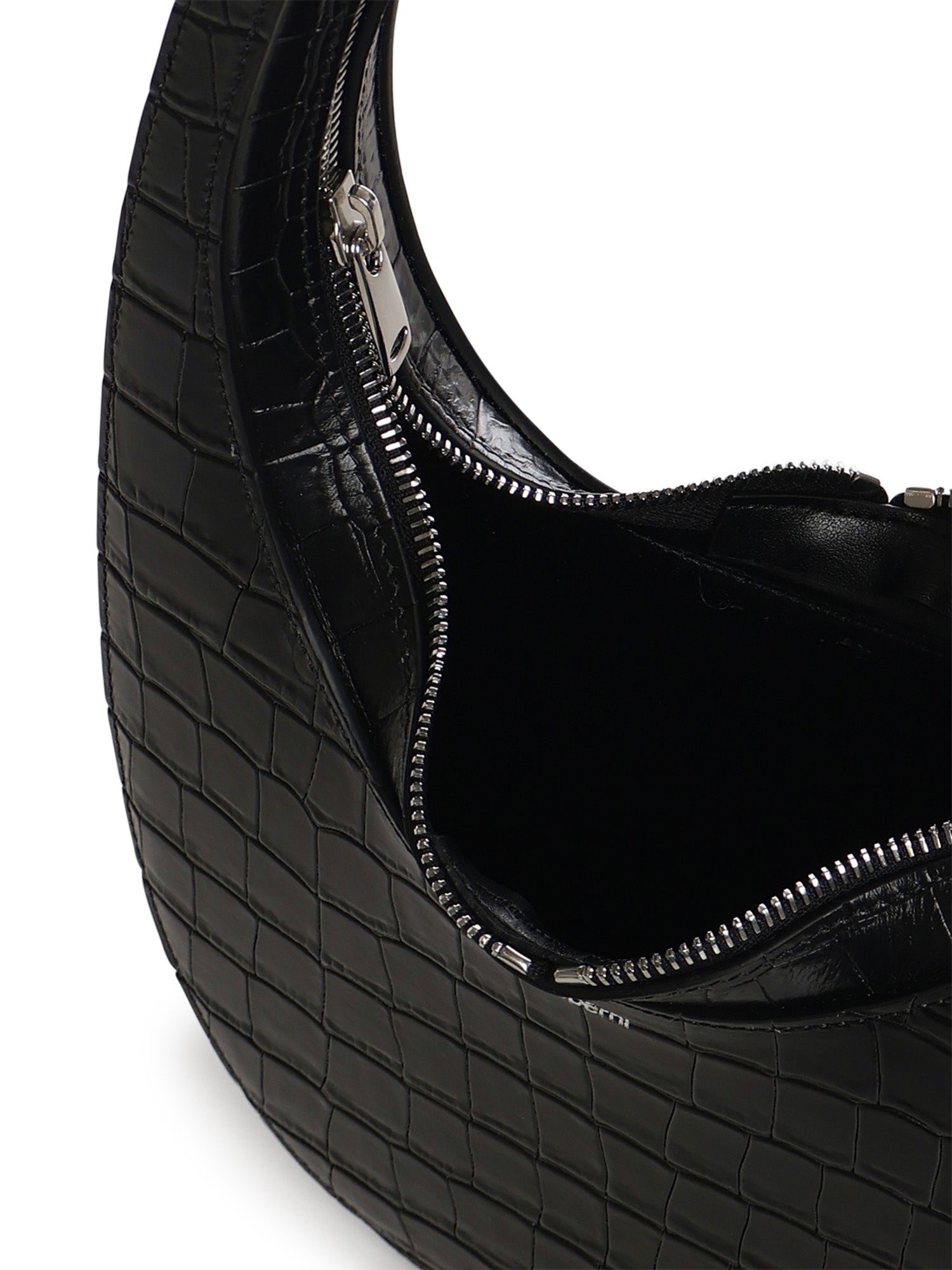Borsa a spalla Croco Swipe in pelle COPBA01F6075 BLK COPERNI 