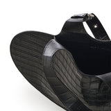 Borsa Croco Heart in pelle COPBA112F6075 BLK COPERNI 