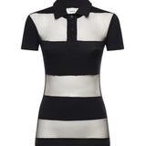 Polo a righe COPJS115F5028 BLACK COPERNI 