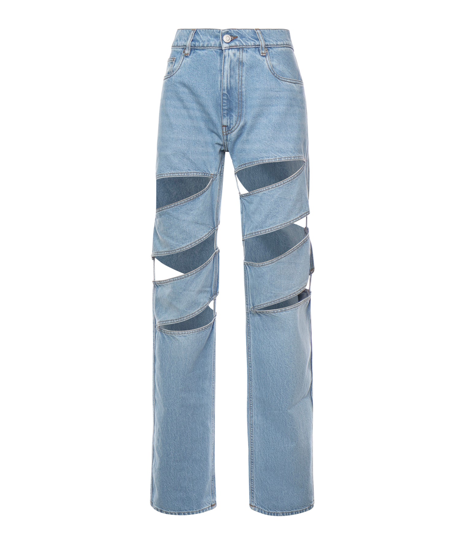 Jeans Spiral in denim COPP169F2054 BLU COPERNI 